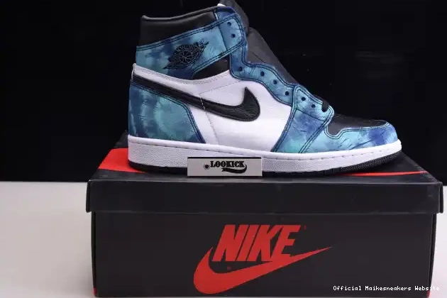 Official Maikesneakers Jordan Air OG Tie-Dye CD0461-100 1 High 0604